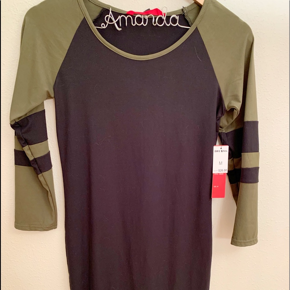 Hot kiss Shirt Dress ⭐️NWT